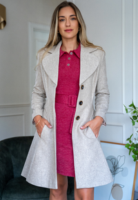 Abrigo Lexie beige