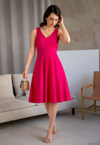 Vestido Connie fucsia