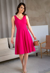 Vestido Connie fucsia