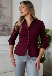 Blusa Agatha vino