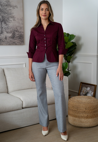 Blusa Agatha vino