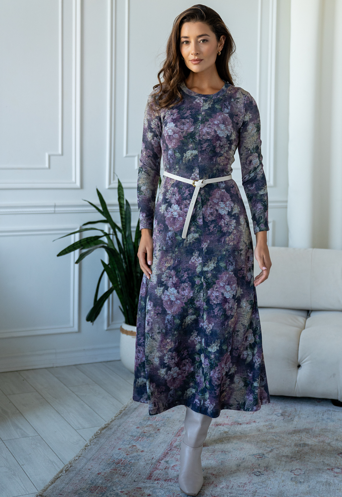 Lupe morado Knit