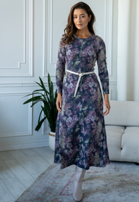 Lupe morado Knit