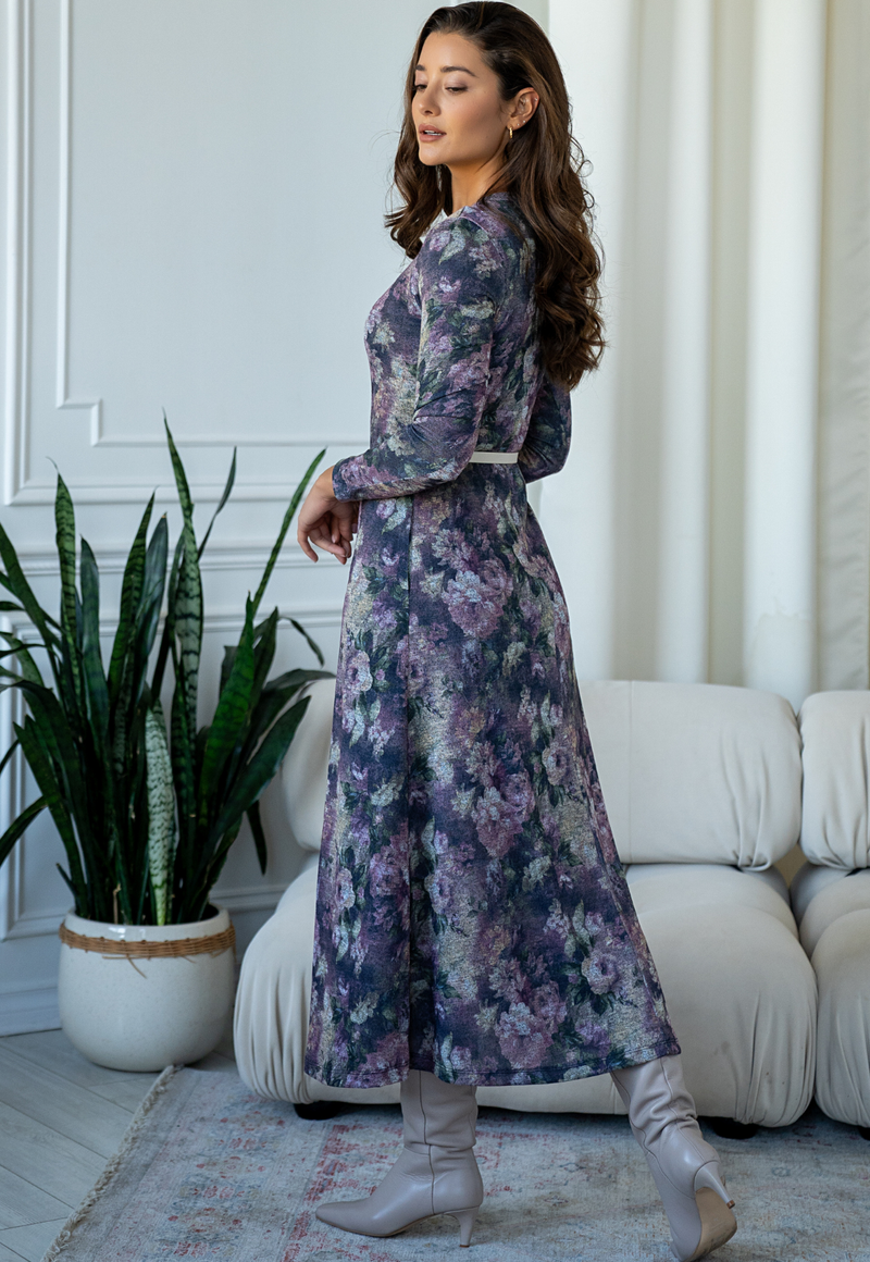 Lupe morado Knit