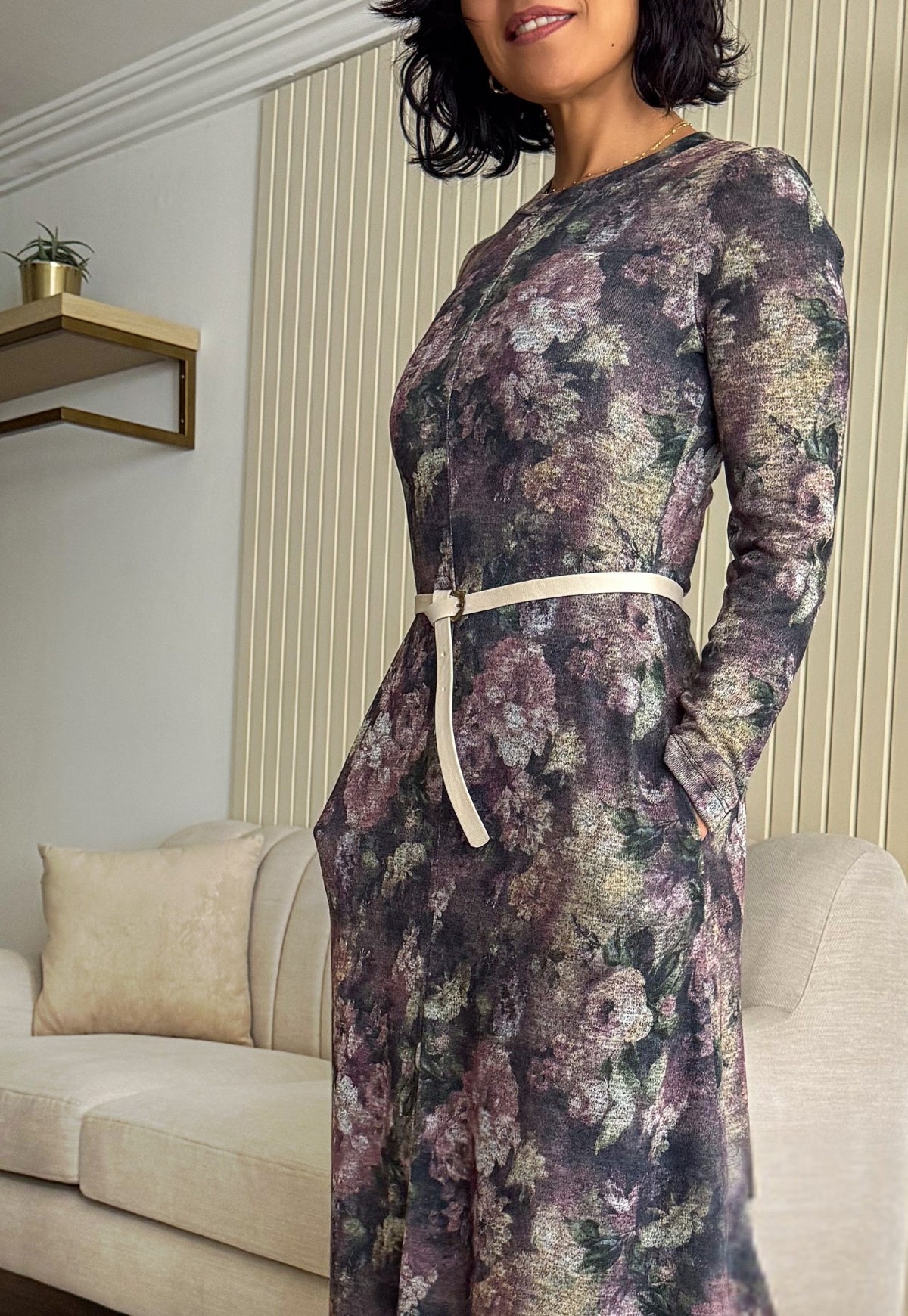Lupe morado Knit