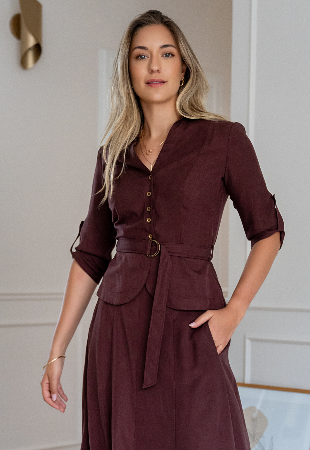 Blusa Sharon vino