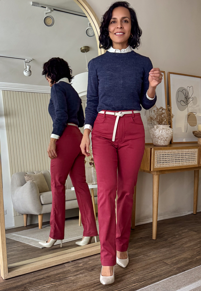 Pantalón Marcela Guinda