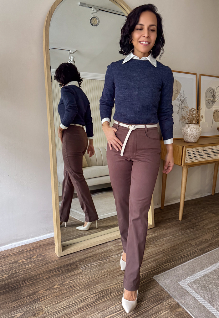 Pantalón Marcela Marrón