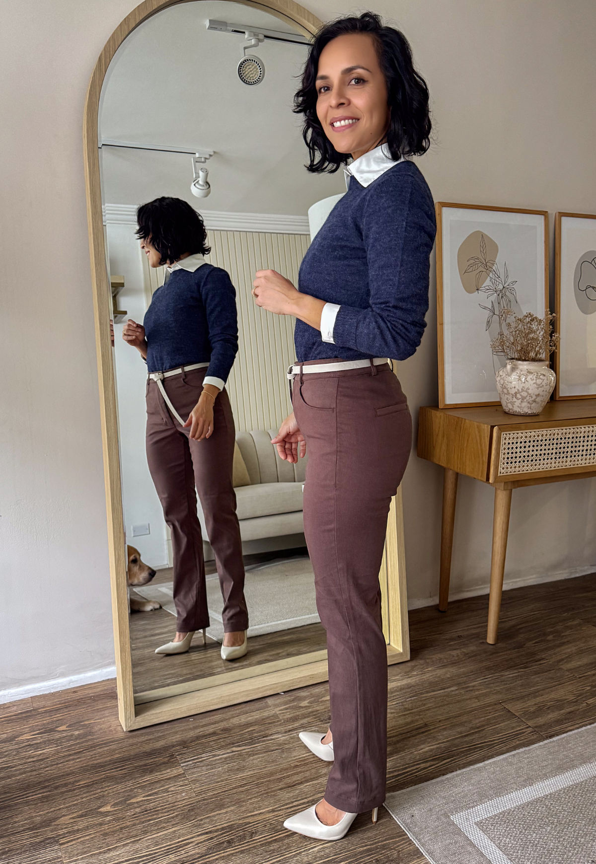 Pantalón Marcela Marrón