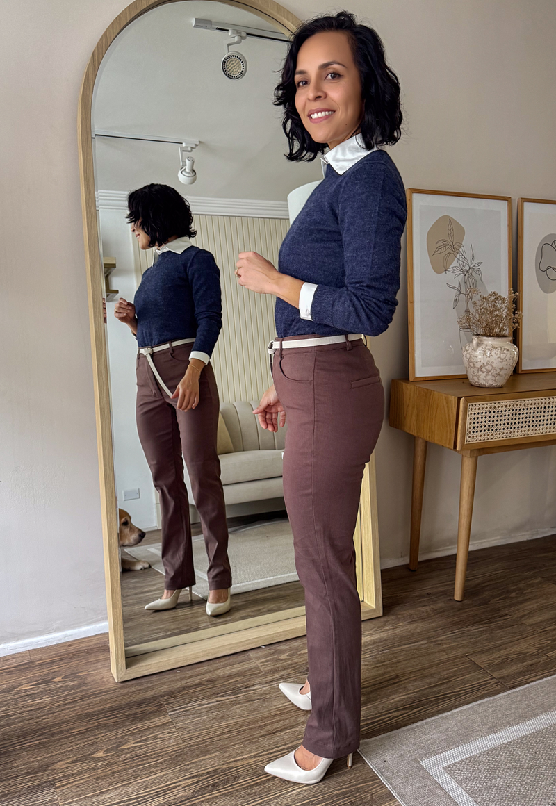 Pantalón Marcela Marrón