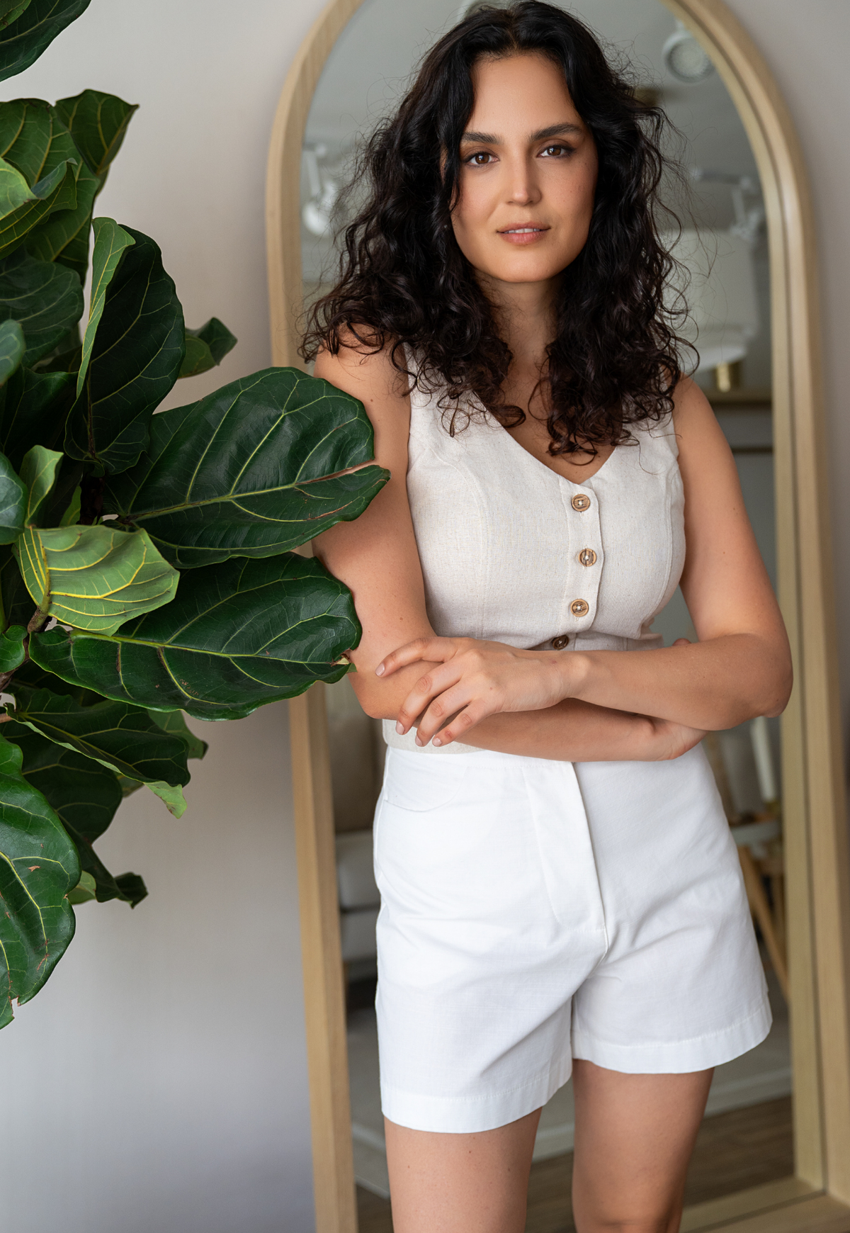 Blusa Maria Josefa Beige