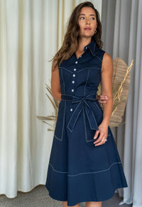 Vestido Chloe azul