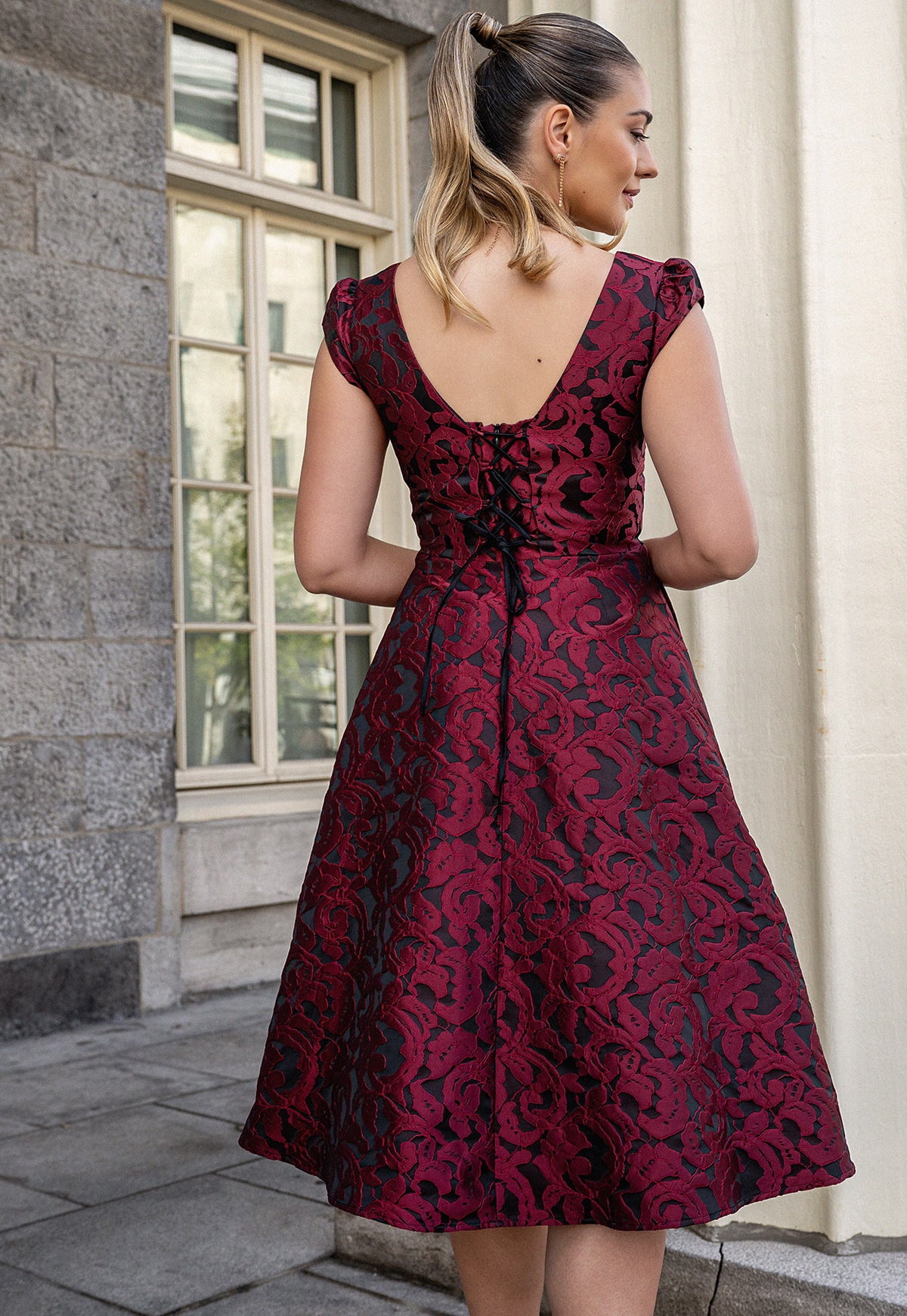 Vestido Agneta Rojo