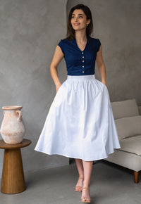 Falda Tokio Blanca
