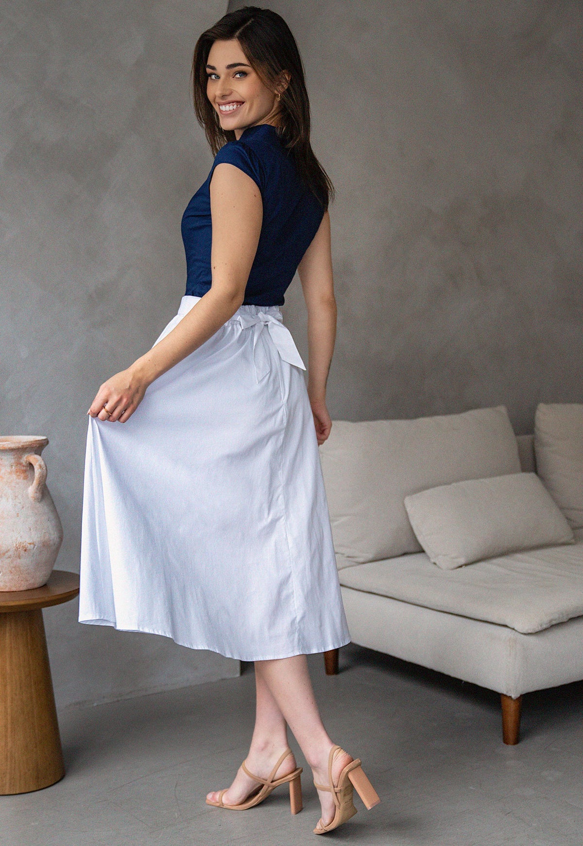 Falda Tokio Blanca