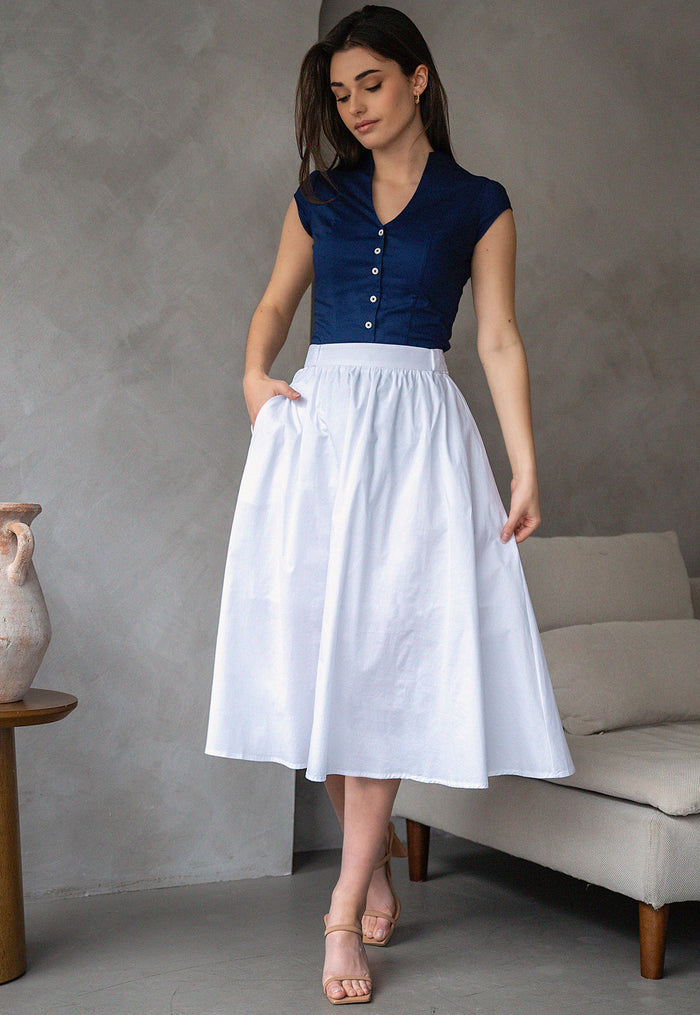 Falda Tokio Blanca