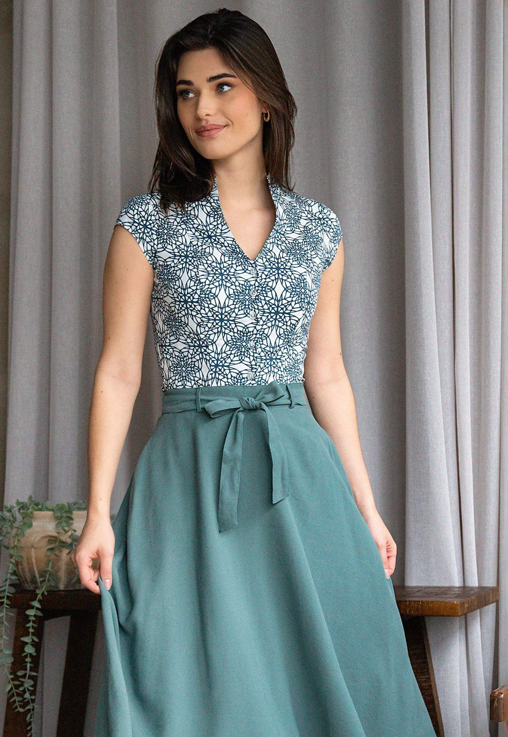 Blusa Caroline Estampada