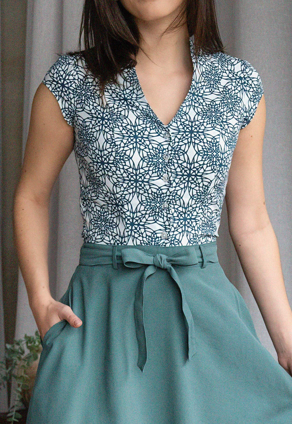 Blusa Caroline Estampada