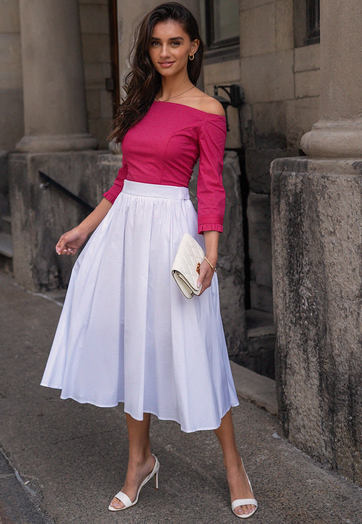Falda Tokio Blanca