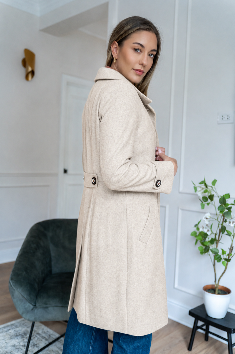 Abrigo Bárbara beige