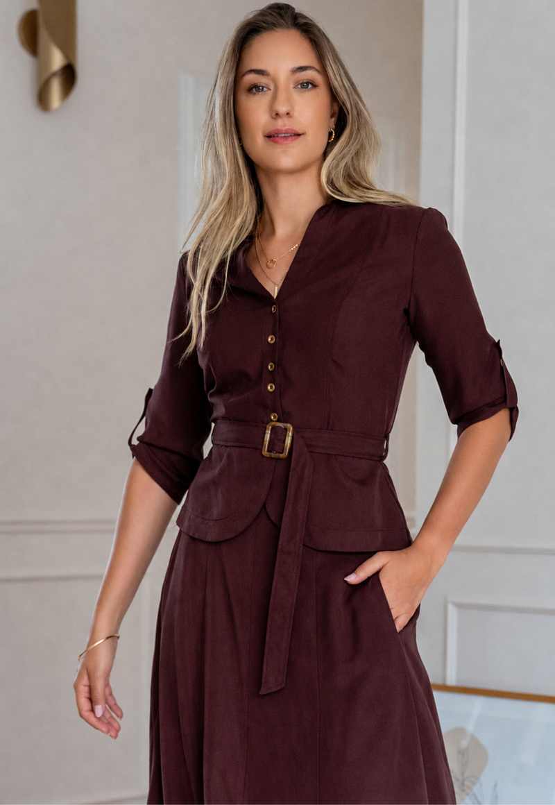 Blusa Sharon vino