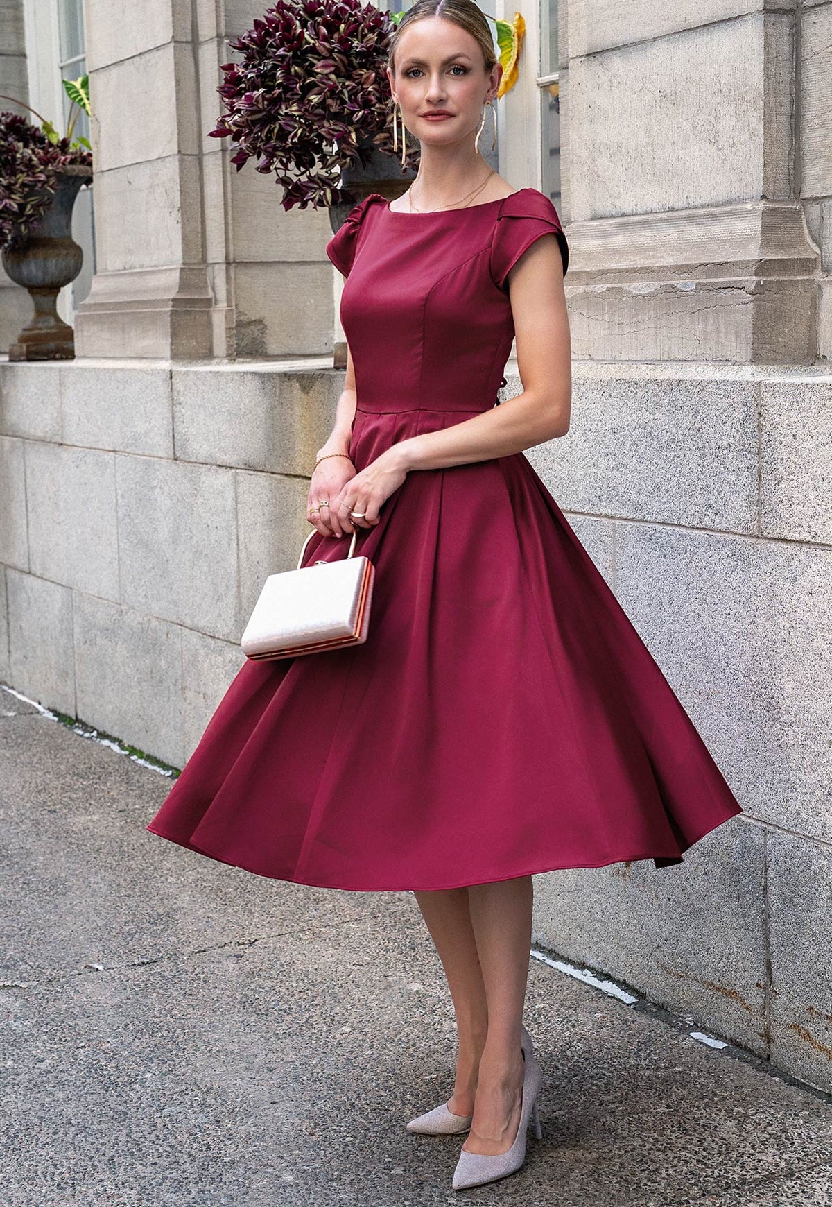 Vestido Marcela cherry