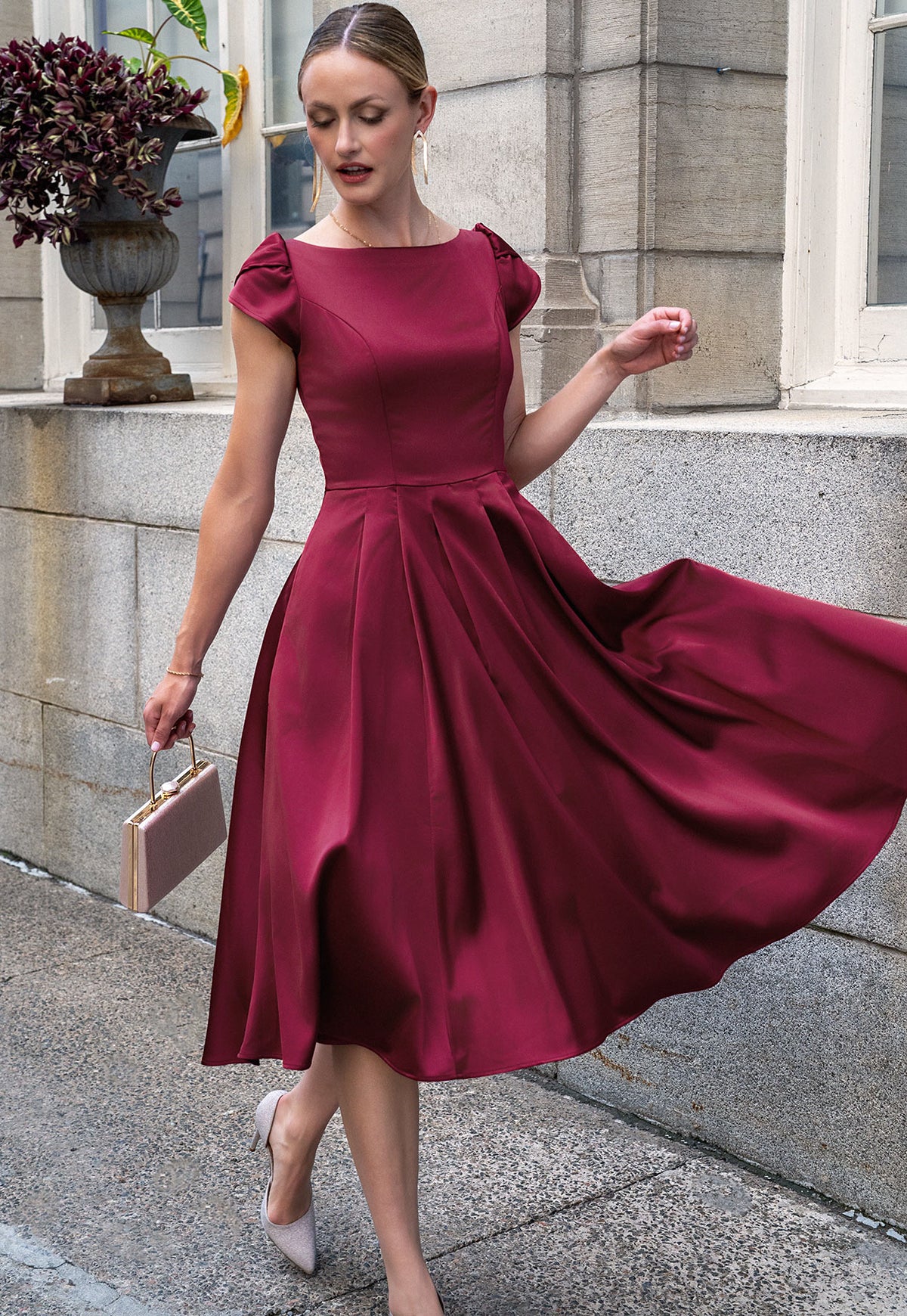 Vestido Marcela cherry
