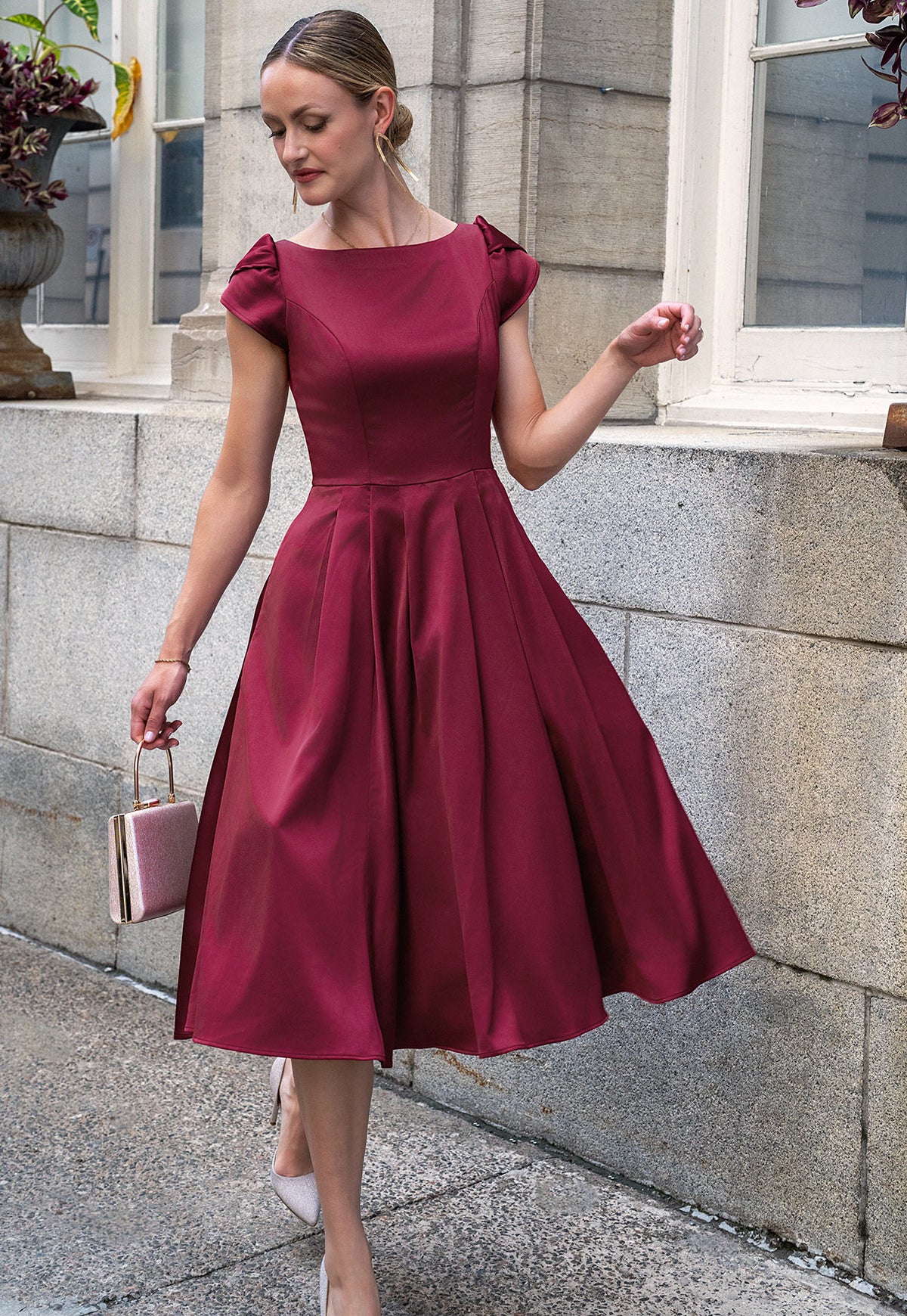 Vestido Marcela cherry