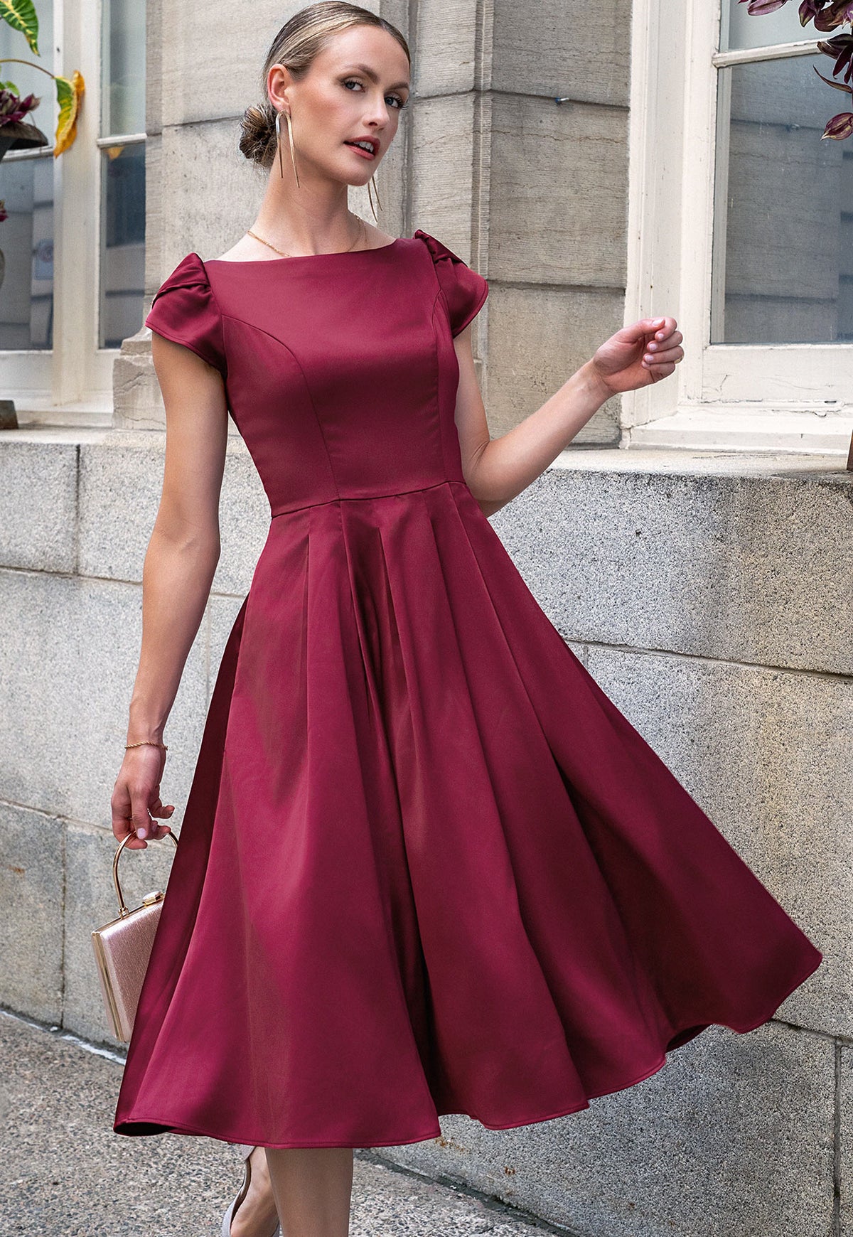 Vestido Marcela cherry