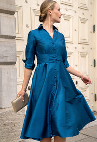 Vestido Rhita Teal