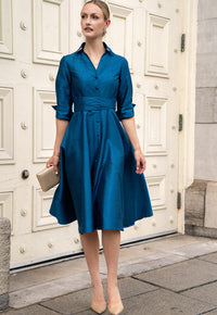 Vestido Rhita Teal