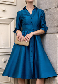 Vestido Rhita Teal