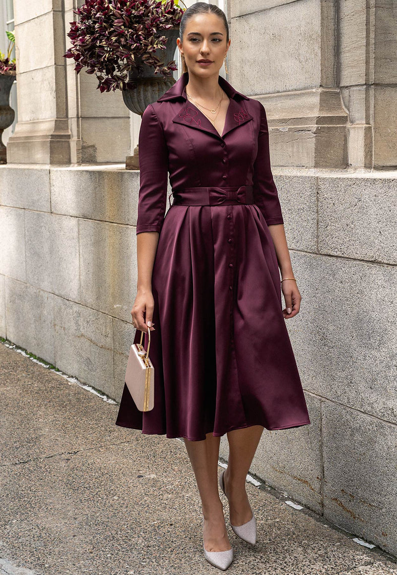 Vestido Samara Guinda