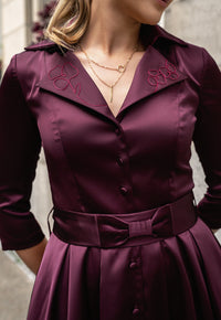 Vestido Samara Guinda