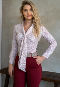 Pantalón a la cintura Sophia Cereza