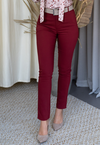 Pantalón a la cintura Sophia Cereza